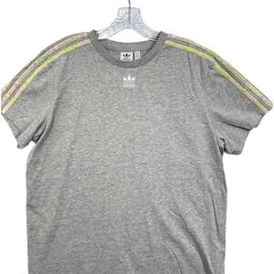 Adidas Women's Large Gray Snake Print Sports Top